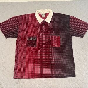 Adidas Fifa World Cup 1994 Referee Jersey Polo Shirt magenta XL